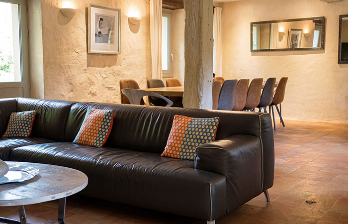 salle de séjour du gîte